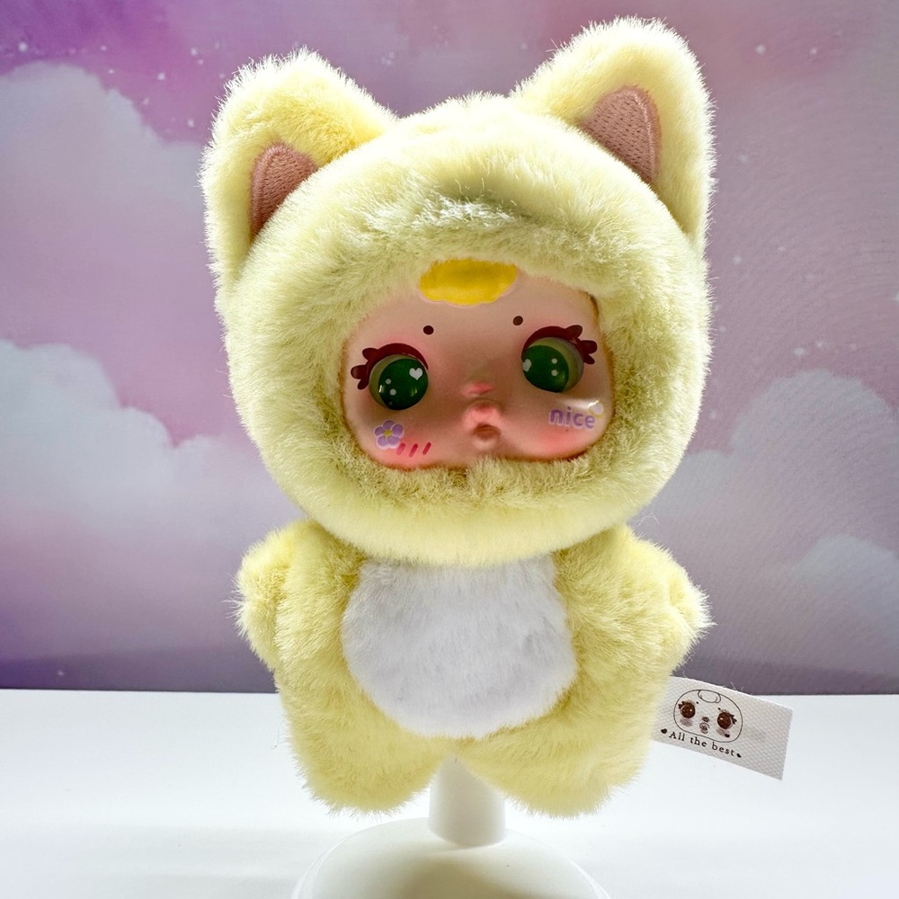 MM Milk Candy Series Plush Keychain - Cat